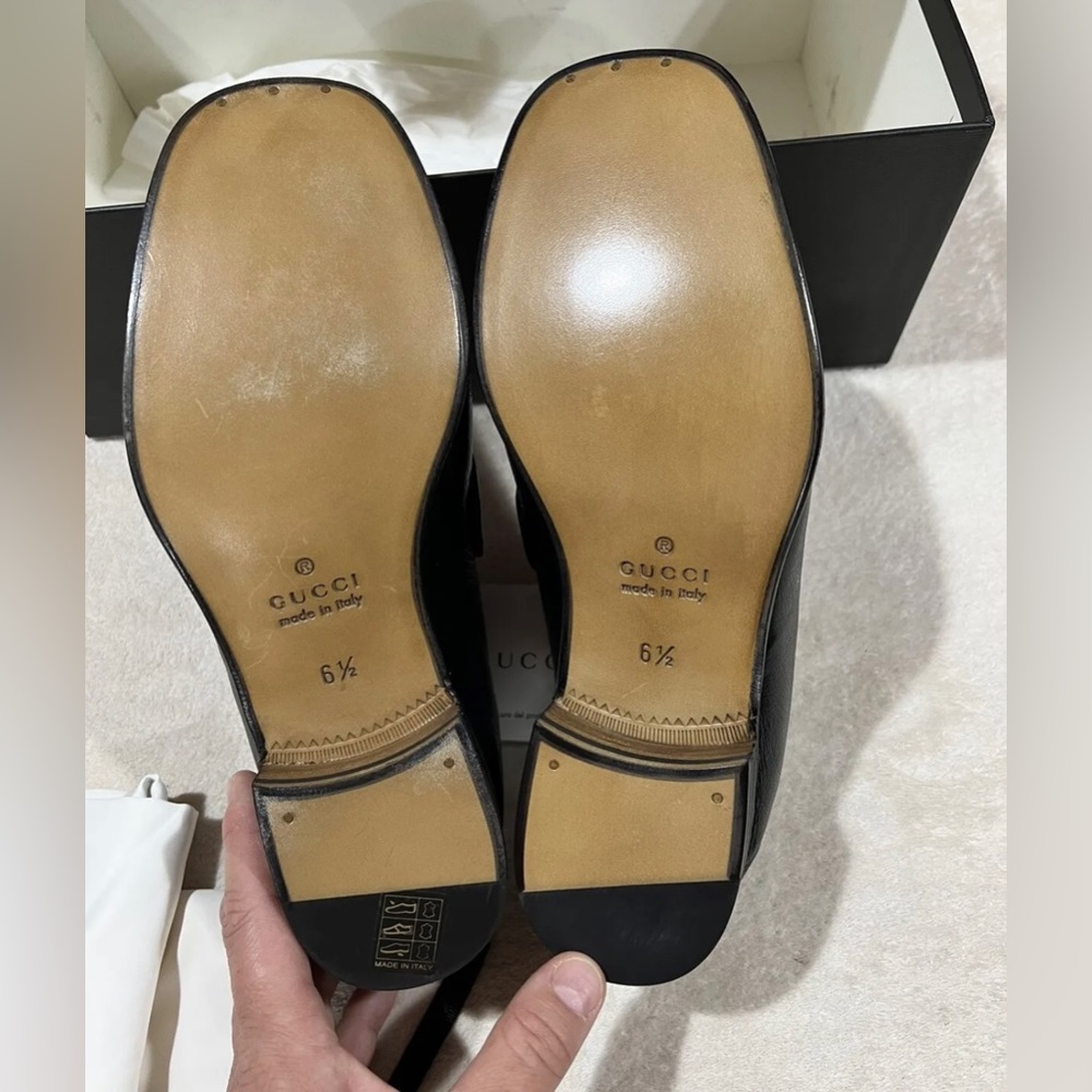 Gucci Horsebit Quentin Union Jack British Flag BlackRunway Loafer RARE!!Size 6,5 - Picture 7 of 12